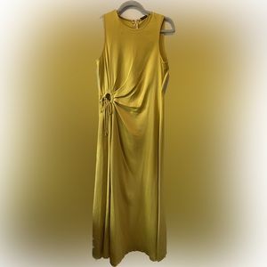 Brand new mustard dress with tag